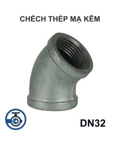 Chếch thép mạ kẽm DN32