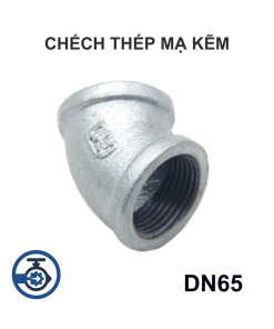 Chếch thép mạ kẽm DN65