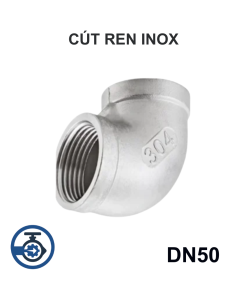 Cút ren inox DN50