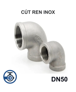 Cút ren inox DN50