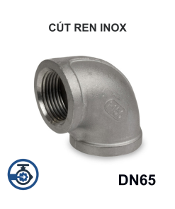 Cút ren inox DN65