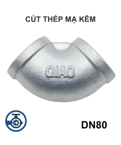 Cút thép mạ kẽm DN80