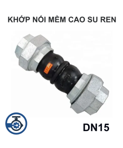 Khớp nối mềm cao su ren DN15