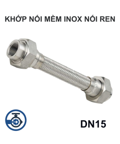Khớp nối mềm inox nối ren DN15