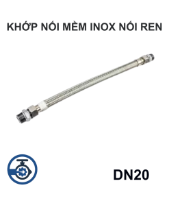 Khớp nối mềm inox nối ren DN20