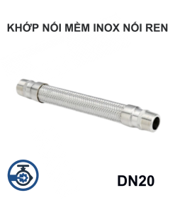 Khớp nối mềm inox nối ren DN20