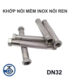 Khớp nối mềm inox nối ren DN32