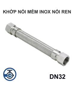 Khớp nối mềm inox nối ren DN32
