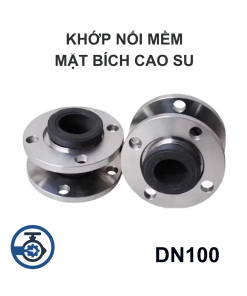 Khớp nối mềm mặt bích cao su DN100
