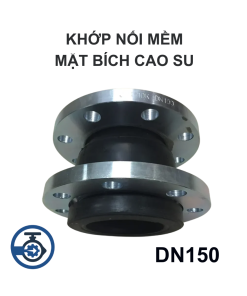 Khớp nối mềm mặt bích cao su DN150