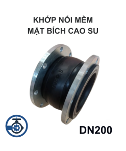 Khớp nối mềm mặt bích cao su DN200