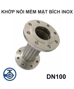 Khớp nối mềm mặt bích inox DN100