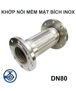 Khớp nối mềm mặt bích inox DN80