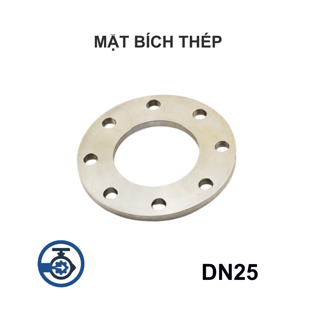 Mặt bích thép mạ kẽm DN25 11 Mặt bích thép mạ kẽm DN25