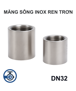 Măng sông Inox ren trơn DN32