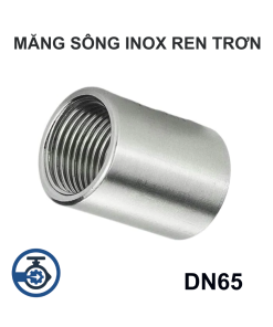 Măng sông Inox ren trơn DN65