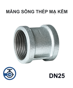 Măng sông thép mạ kẽm DN25