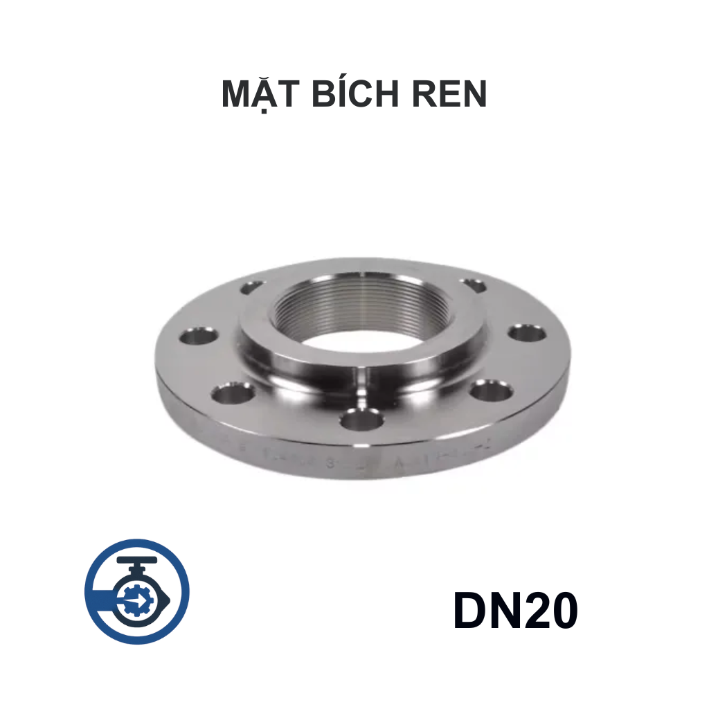 Mặt bích ren DN20 11 Mặt bích ren DN20