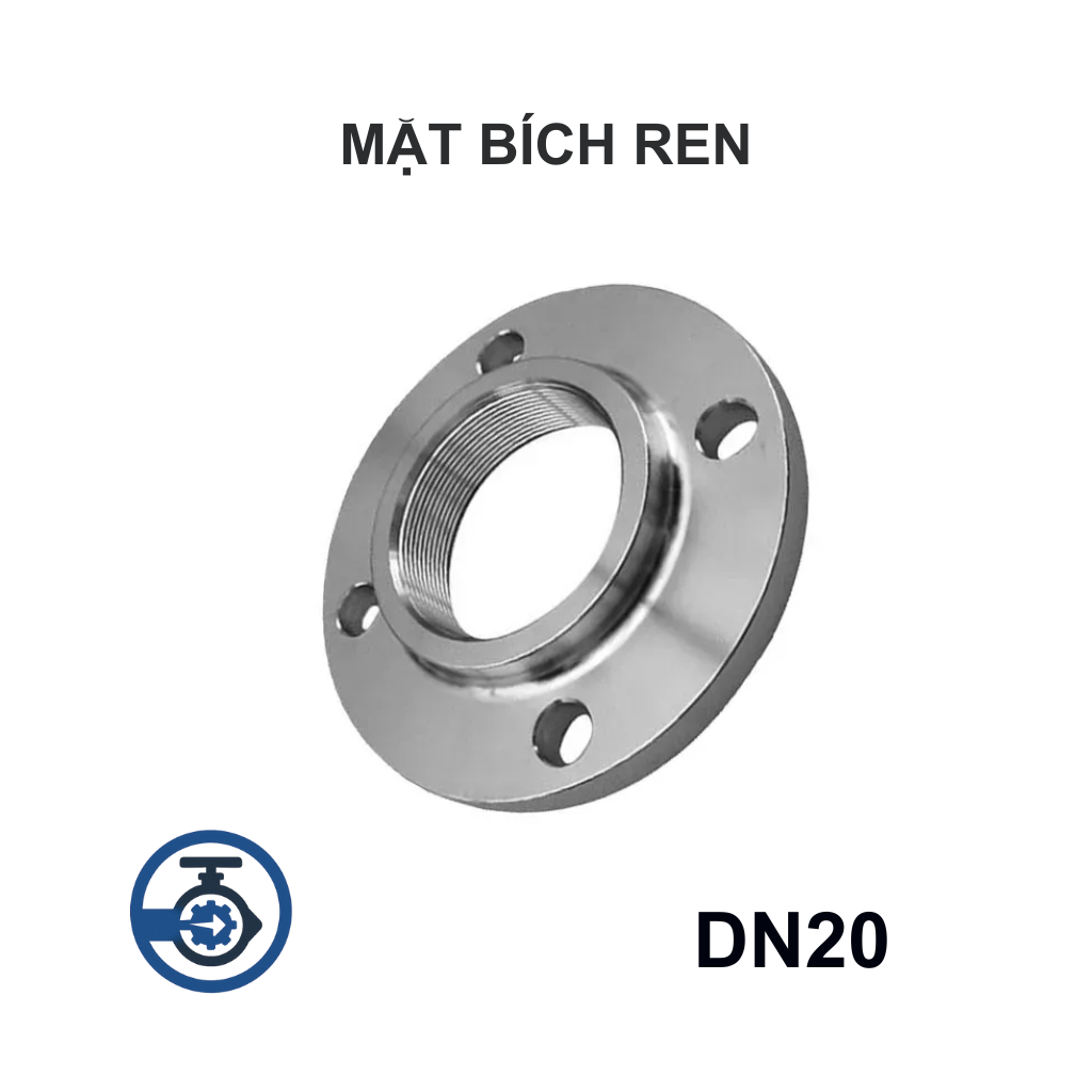 Mặt bích ren DN20 10 Mặt bích ren DN20