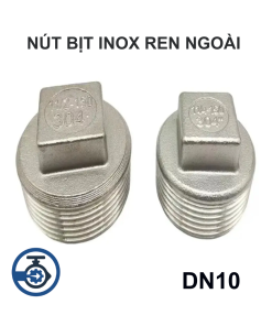 Nút bịt inox ren ngoài DN10