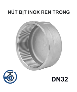 Nút bịt inox ren trong DN32