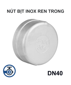 Nút bịt inox ren trong DN40