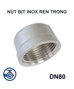 Nút bịt inox ren trong DN80