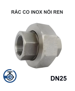 Rắc co inox nối ren DN25