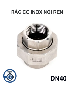 Rắc co inox nối ren DN40