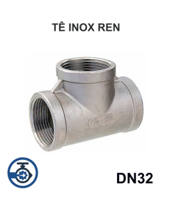 Tê inox ren DN32