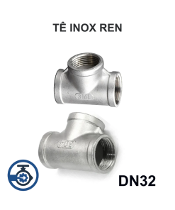 Tê inox ren DN32