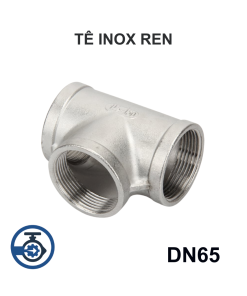 Tê inox ren DN65