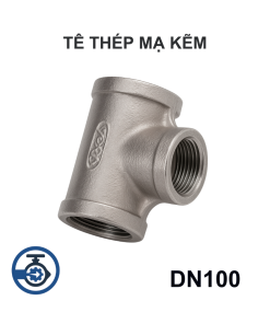 Tê thép mạ kẽm DN100