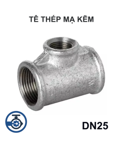 Tê thép mạ kẽm DN25