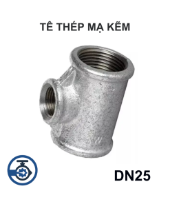Tê thép mạ kẽm DN25