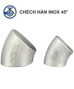 Chếch hàn inox 45°