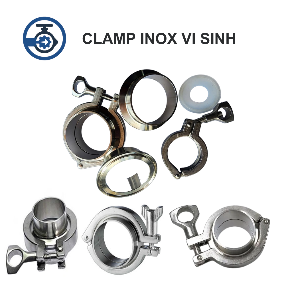 Clamp Inox Vi sinh