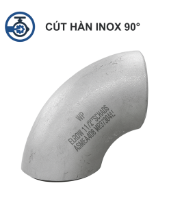 Cút hàn inox 90°