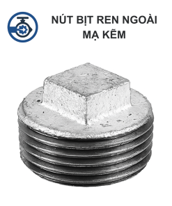 Nút bịt ren ngoài mạ kẽm