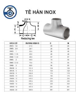 Tê hàn inox